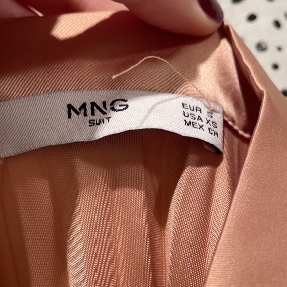 Mango Pleated Pink Midi Skirt maxi long - Picture 5 of 5